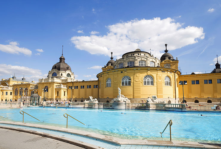 Wellness Nature in Austria Hungar Czechia Széchenyi Thermal Bath Budapest Hungary